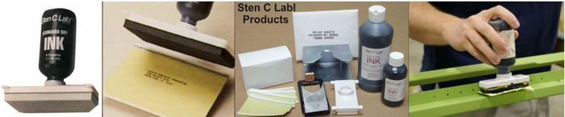 Sten C Labl Marking Kits
STEN C LABL
Sten C Labl Inks
Sten C Labl Labels